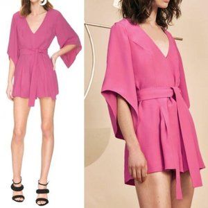 NWT C/Meo Never Be Playsuit Bell Sleeve Romper S
